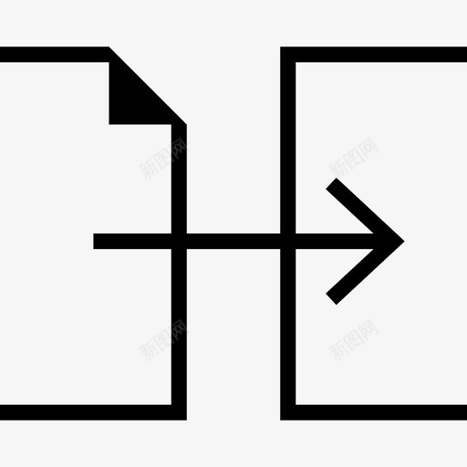 文件传输复制数据图标svg_新图网 https://ixintu.com 书籍 传输 共享 复制 对等 数据 文件传输 文件和文档 文档