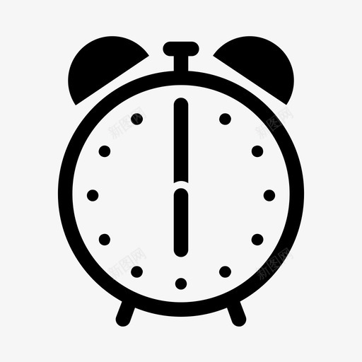 闹钟叫醒定时器图标svg_新图网 https://ixintu.com 叫醒 唤醒 定时器 展示品 手表 文章 材料 警报 闹钟