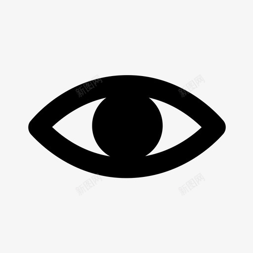 眼睛能见度观察者图标svg_新图网 https://ixintu.com 无线 智能手机 标记 潮汐 爆发 眼睛 睁开眼睛 能见度 观察者