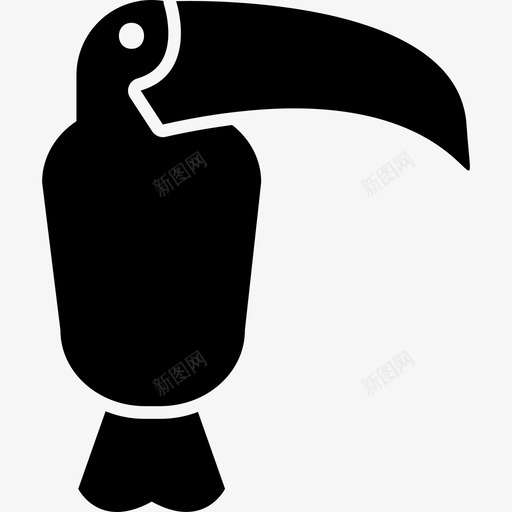 巨嘴鸟动物巴西偶像图标svg_新图网 https://ixintu.com 动物 巨嘴鸟 巴西偶像