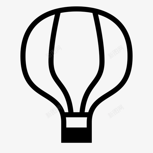 热气球运输潮汐图标svg_新图网 https://ixintu.com 无线 智能手机 最新技术 潮汐 热气球 热空气 跳动 运输 运输和物流