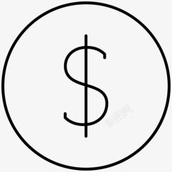 成本变化硬币成本美元图标高清图片