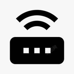 WIFI标wifi路由器科技标图标高清图片