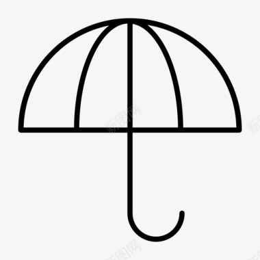 伞储蓄保险图标图标