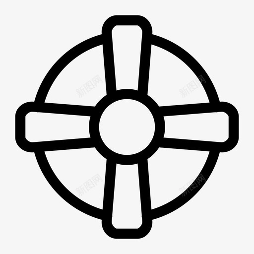 救生圈震颤支援图标svg_新图网 https://ixintu.com 互联网 信息 修剪 安全 帮助 支援 救生圈 海滩 脉搏 通讯 震颤