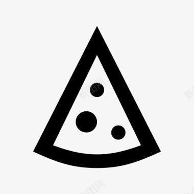 披萨食品和饮料材料标图标图标