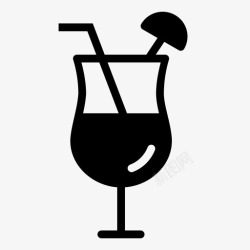 夏日徽章鸡尾酒夏日溪流图标高清图片