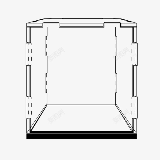 亚克力立方体展示件对象图标svg_新图网 https://ixintu.com 亚克力立方体 对象 展示件 显示器 材料 物品 盒子 透明 项目