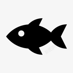 儿童食物鱼钓鱼食物图标高清图片
