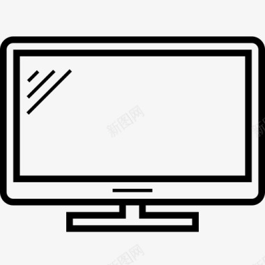 智能电视电视屏幕图标图标