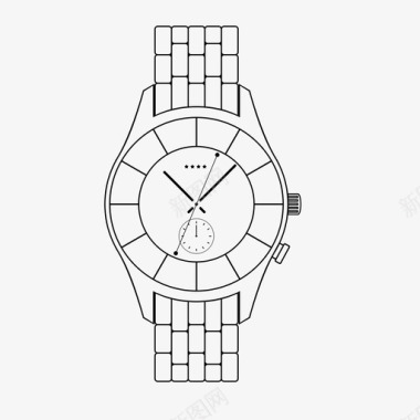 手表防水计时器图标图标