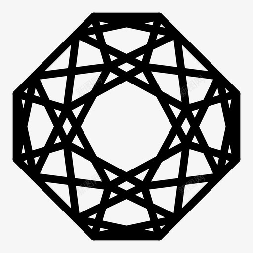 romocube珠宝几何图形图标svg_新图网 https://ixintu.com 2d 3d几何图形 3d图形 romocube 几何图形 形状 构建 珠宝 硬纸板