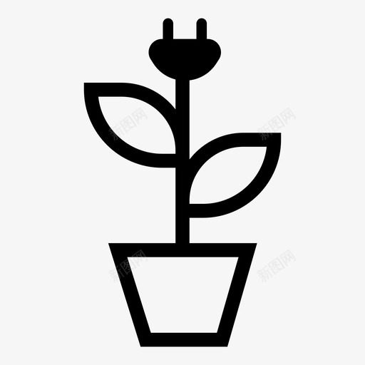 生物能源生态能源图标svg_新图网 https://ixintu.com 生态能源 生物能源