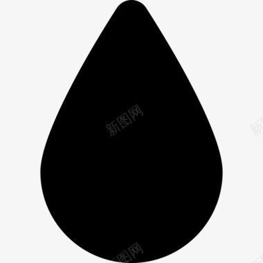 水滴黑色的形状形状宇宙图标图标