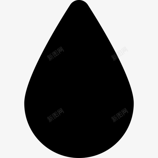 水滴黑色的形状形状宇宙图标svg_新图网 https://ixintu.com 宇宙 形状 水滴型 水滴黑色的形状