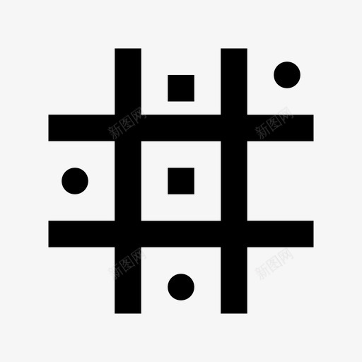 tictactoe传统pasttime图标svg_新图网 https://ixintu.com noughts和crosss pasttime tictactoe xs和os 传统 体育和游戏材料设计图标 儿童 娱乐 活动 纸笔游戏