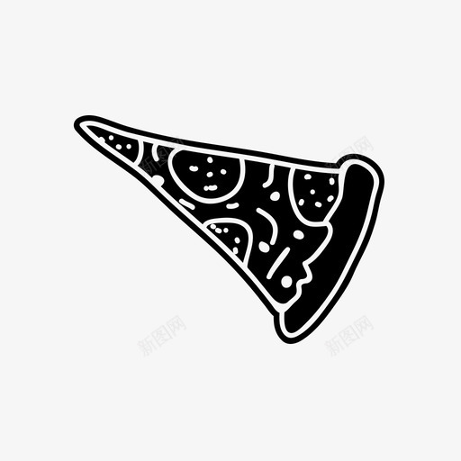 披萨片弹性美味图标svg_新图网 https://ixintu.com 奶酪 弹性 快餐 手绘线图标 披萨片 晚餐 温暖 美味