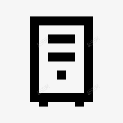 pc塔电子和设备材料图标svg_新图网 https://ixintu.com pc塔 电子和设备材料图标