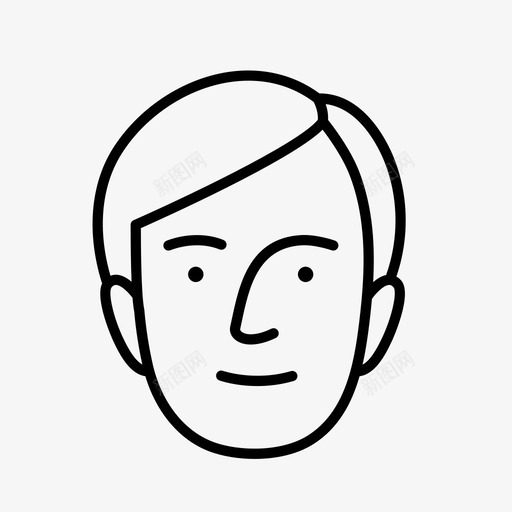 人物面具人图标svg_新图网 https://ixintu.com 人 人物 情感 演员 用户 脸 表情 角色 面具