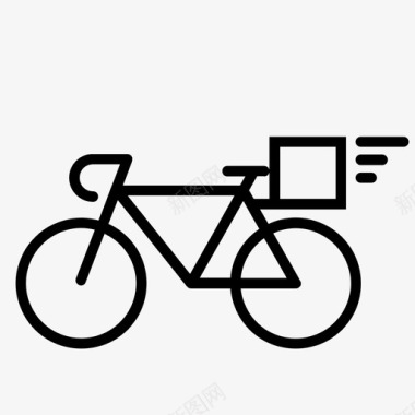 信使自行车两轮车速度图标图标
