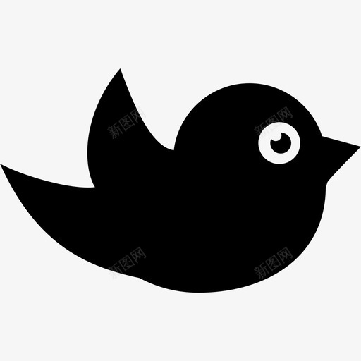 黑鸟动物鸟群图标svg_新图网 https://ixintu.com 动物 鸟群 黑鸟