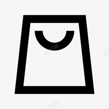 购物袋商品货舱图标图标