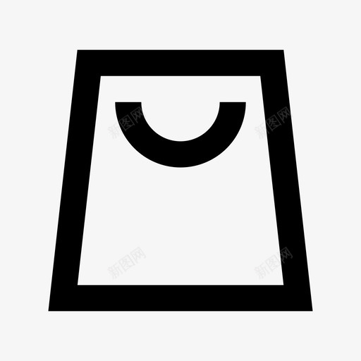 购物袋商品货舱图标svg_新图网 https://ixintu.com 东西 商品 商店 地点 手提袋 把手 杂货袋 货舱 购物袋 酒店服务材料图标 集装箱