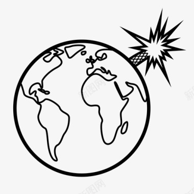 地球炸弹振荡最新技术图标图标