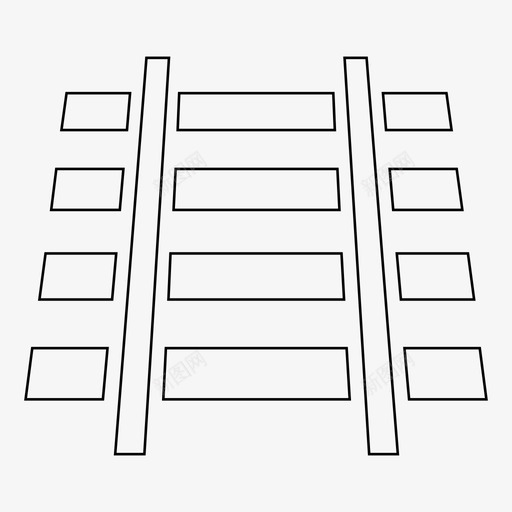 火车轨道运输火车道口图标svg_新图网 https://ixintu.com 快车 火车轨道 火车道口 运输 铁路 铁路公路 铁路标志 铁路火车道口轨道 铁路线