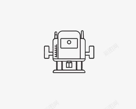 铣床电动工具图标图标