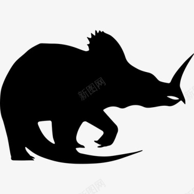 独角龙形状动物动物王国图标图标