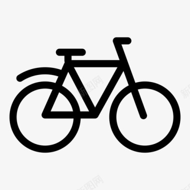 自行车轮胎旅行图标图标