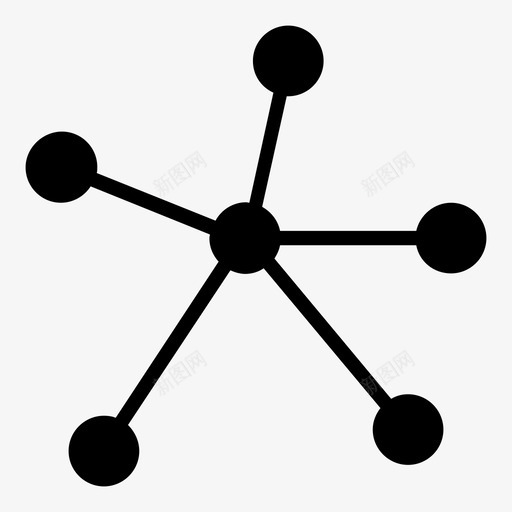 网络1互联网图标svg_新图网 https://ixintu.com 1 互联网 共享 局域网 广域网 社交网络 网络 网络社交网络 联网