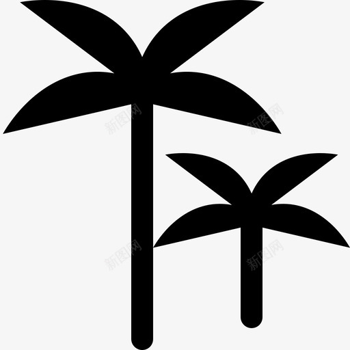 棕榈树潮汐浪涌图标svg_新图网 https://ixintu.com 智能手机 棕榈树 森林 植物 椰子 浪涌 潮汐 爆发 简单植物 自然 花园 震颤