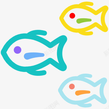 鱼1健康食品图标图标