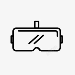 电子目镜vr护目镜视觉展示件图标高清图片