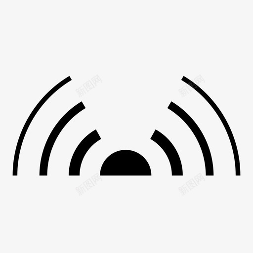 信号wifi信号灯图标svg_新图网 https://ixintu.com wifi 信号 信号波 信号灯 宽带 有线 注意力 网络 警报 铃声