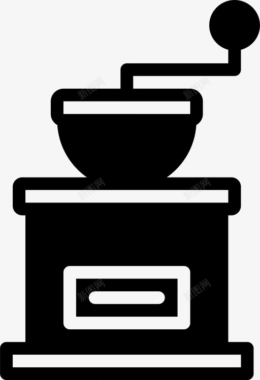 咖啡磨早晨爪哇图标svg_新图网 https://ixintu.com 咖啡店 咖啡磨 咖啡豆 早晨 爪哇 研磨机 饮料