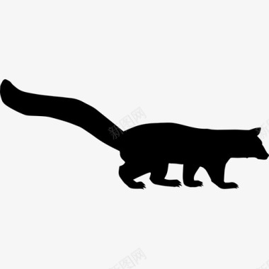 猫鼬动物动物王国的哺乳动物动物形状图标图标