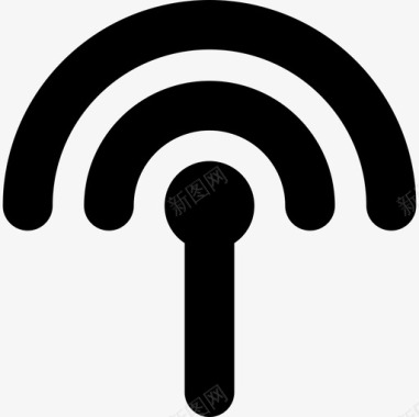 Wifi接口符号universalicons图标图标