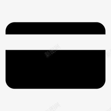 信用卡消费商店图标图标