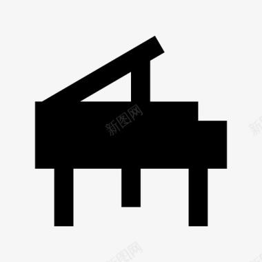 钢琴多媒体材料图标图标