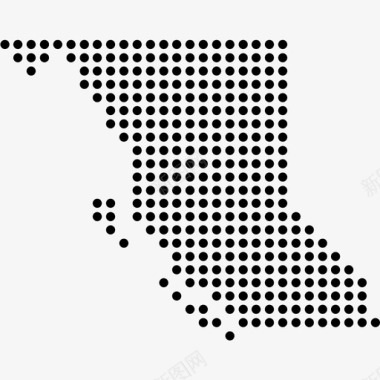不列颠哥伦比亚省地点北美图标图标