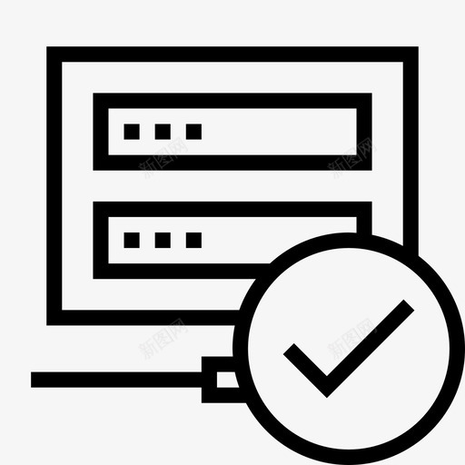 服务器网络勾号已验证修剪图标svg_新图网 https://ixintu.com 修剪 喘振 已验证 无线 服务器网络勾号 狭缝 硬件和设备 跳动 选中