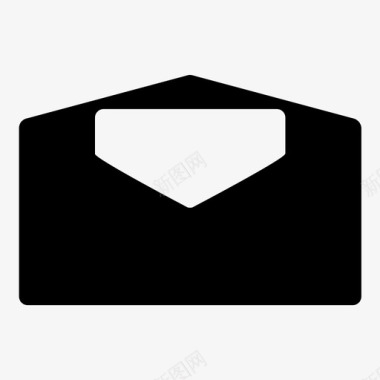 打开邮件邮件信封邮箱图标图标