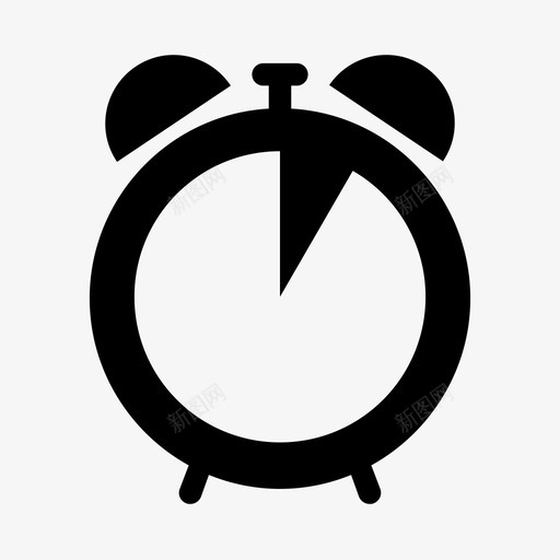 闹钟醒着台钟图标svg_新图网 https://ixintu.com 台钟 手表 时钟2 时间 计时器 醒着 闹钟