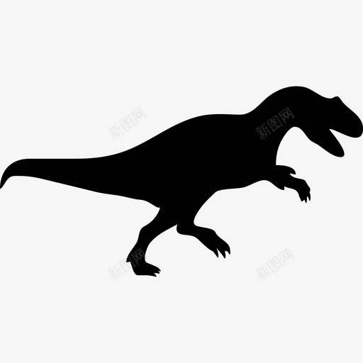 禽龙恐龙形状动物动物王国图标svg_新图网 https://ixintu.com 动物 动物王国 禽龙恐龙形状