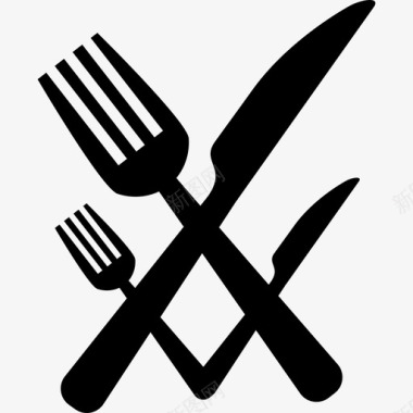 餐具工具和用具厨房图标图标