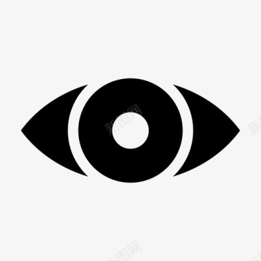 眼睛眼球图像图标图标
