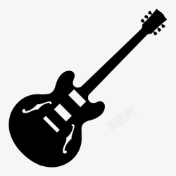 电吉他扭曲弦电吉他斧头班卓琴图标高清图片